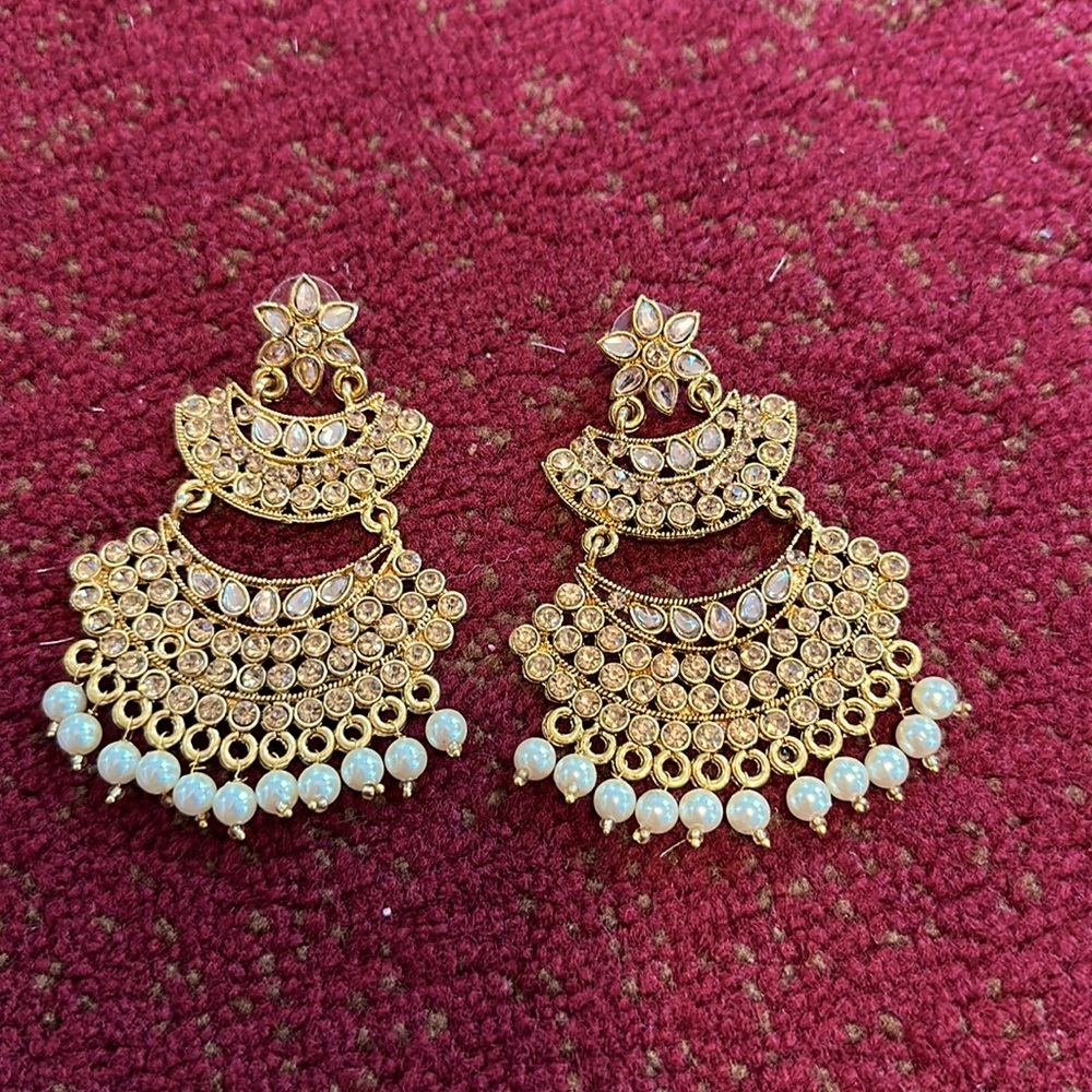 2 Layered Chandbali Jumka